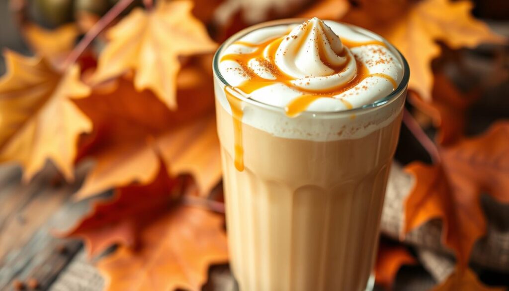 iced pumpkin cream chai tea latte