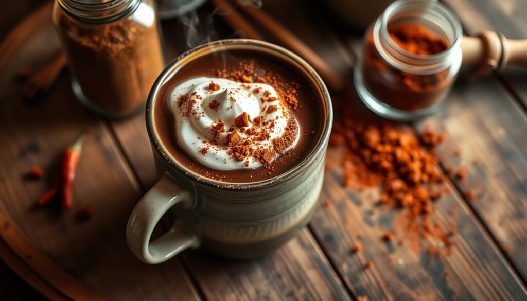 hot chocolate with chipotle