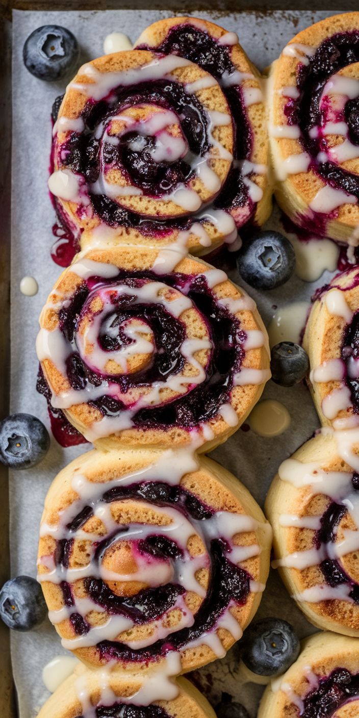 Blueberry Cinnamon Rolls