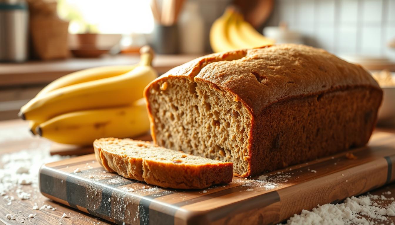 4 ingredient banana bread