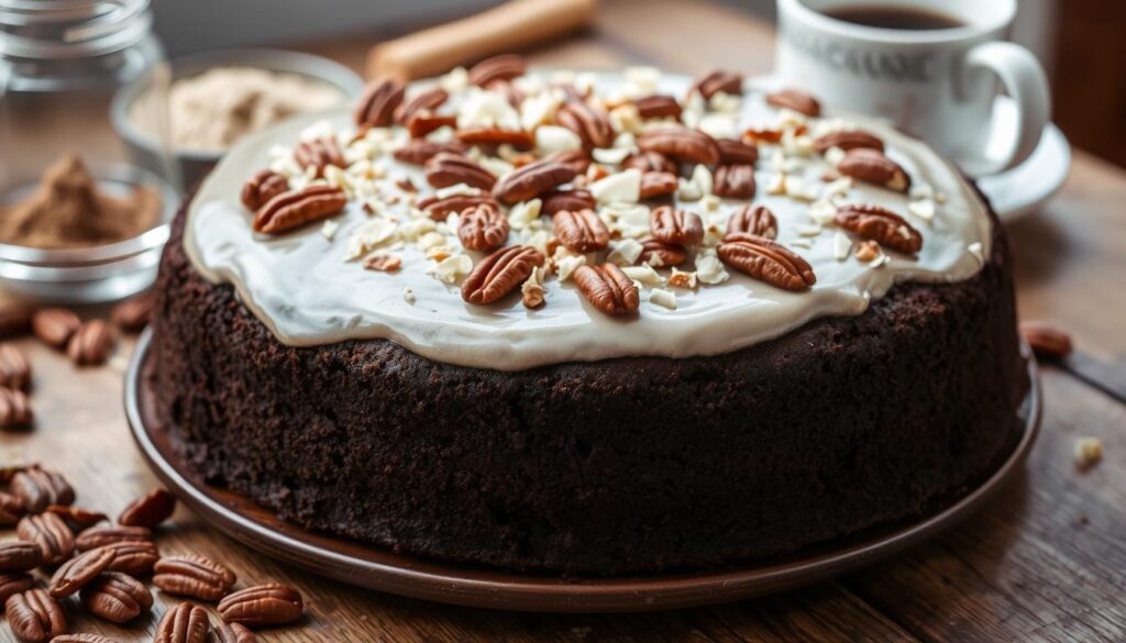 german chocolate pecan pound cake