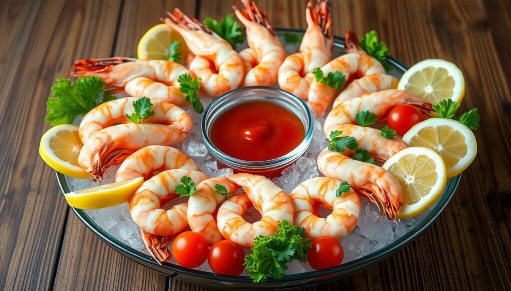 shrimp cocktail platter